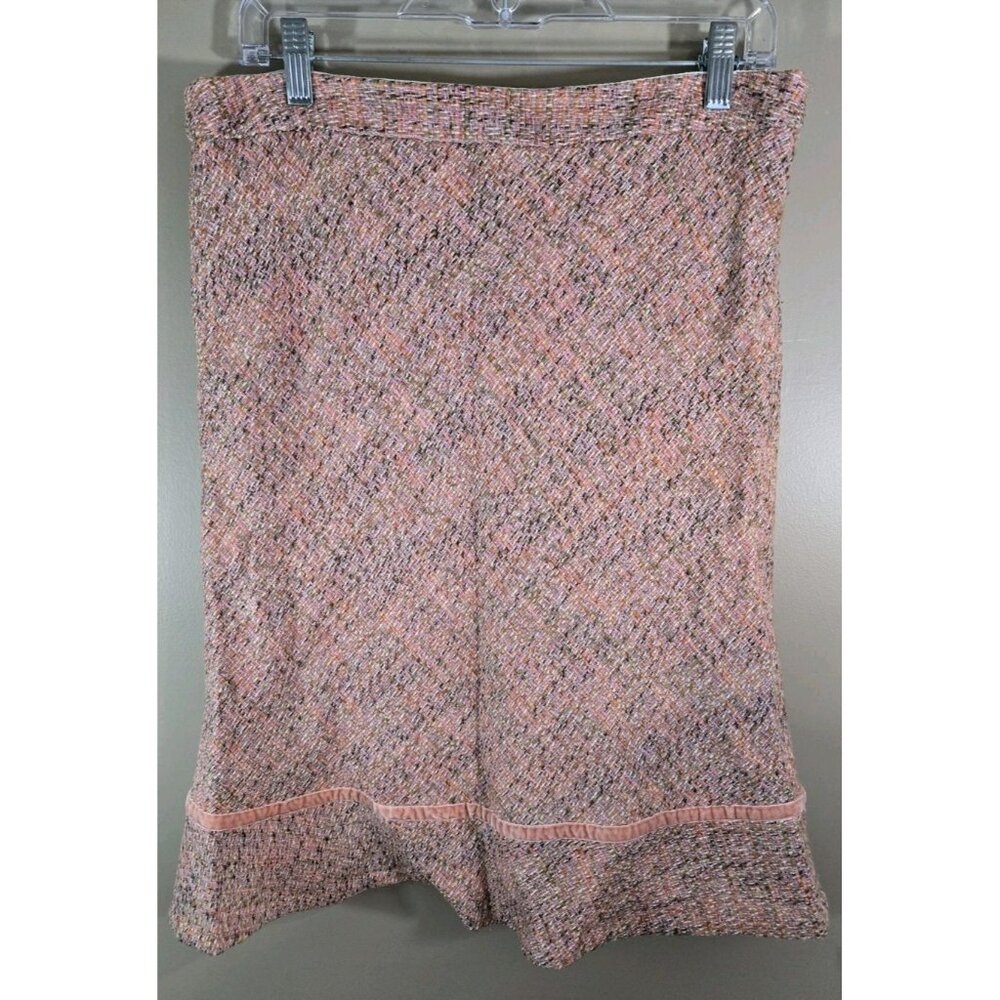 Pink Colorful Wool Blend, Gap Skirt, Size 10, RN 54023 Church Spring